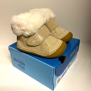 Light Gold Stride Rite Boots